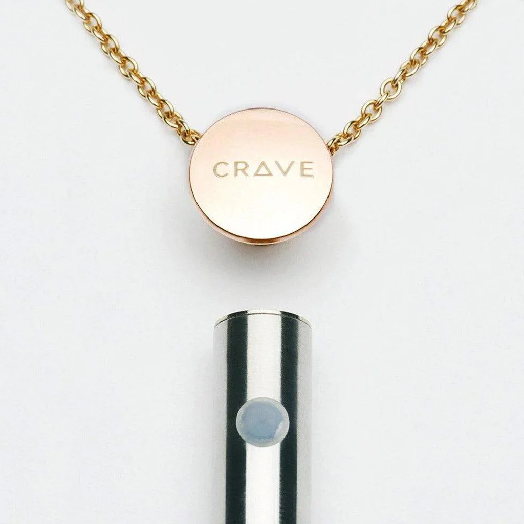 Vesper Pendant Necklace Vibrator Rose Gold by Crave - Image 4